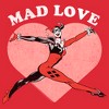 Men's Batman Valentine's Day Harley Quinn Mad Love T-Shirt - 2 of 4