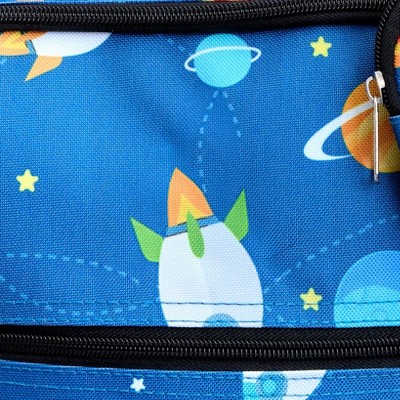 The Lakeside Collection 3-Pc. Kid's Monogrammed Space-Themed Luggage Sets