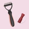 Unique Bargains Pets Grooming Supplies 6.69"x2.76" Deep Pink 1 Pc - 3 of 4