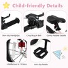 Costway 16 Inch Children Bicycle with Training Wheels & Double Disc Brakes Adjustable Seat Magnesium Alloy Blue/Light Pink/White - 4 of 4