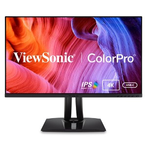 ViewSonic VP275-4K 27 Inch IPS 4K UHD Monitor Designed for Surface with advanced ergonomics, ColorPro 100% sRGB, 60W USB C, HDMI and DisplayPort - 1 of 4