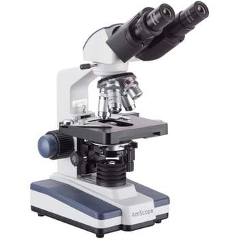 40X to 2500X Binocular Compound Microscope with Digital Camera and Interactive Software - AmScope