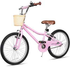 Hykolity Kids Bike 20 24 Inch for 6-14 Years Old Girls Bicycle with Basket and Kickstand, Tween Retro Style Childrens Bike for Teen Girls - 1 of 4