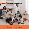 Whisen Modular Go-Kart Kit Gift Kids, 20-in-1 Ride-On Toy & Balance Riding Bike with Stand Scooter and Building Kit Design - Orange - 4 of 4