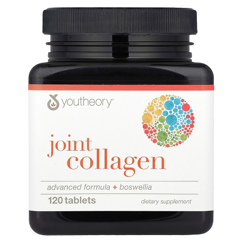 Youtheory Joint Collagen, Advanced Formula + Boswellia, 120 Tablets - image 1 of 2