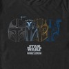 Men's Star Wars: The Mandalorian Helmets Sketch T-Shirt - 2 of 4