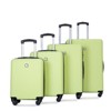 4pcs Luggage Set, ABS Lightweight Suitcase with Rotating Wheels, TSA lock, (16/20/24/28) -ModernLuxe - 2 of 4