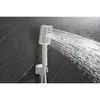 PAGED Wall Mounted Shower Head Rain Shower Head with Hand Shower, 12 Inch Shower Head and Tub Spout for Bathroom, Locker Room - 3 of 4