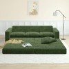 NicBex Couches for Living Room L shape Modular Sectional Sofa Left Sofa Seat Corduroy Upholstered Compressed Sofa Couch Unfold Into a Bed - 2 of 4