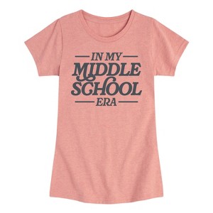 Girls' - Instant Message - In My Middle School Era Fitted Short Sleeve Graphic T-Shirt - 1 of 4