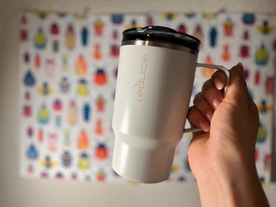 Reduce 24oz Hot1 Vacuum Insulated Stainless Steel Travel Mug with Steam  Release Lid Black