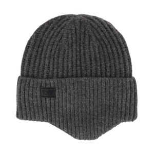 Angela & William Men's High Pile Fleece Lined Cable Knit Winter Beanie with Ear Flap - 1 of 3