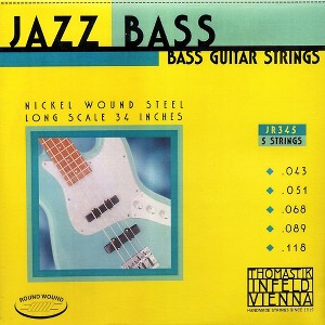 Thomastik JR345 Roundwound Scale 5-String Jazz Bass Strings - 1 of 1