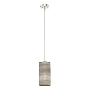 Hunter Fans Solhaven 1 - Light Pendant in  Brushed Nickel - 1 of 1