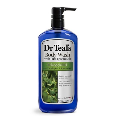 Dr Teal's Pure Epsom Salt Relax & Relief Eucalyptus & Spearmint Body Wash - 24 fl oz