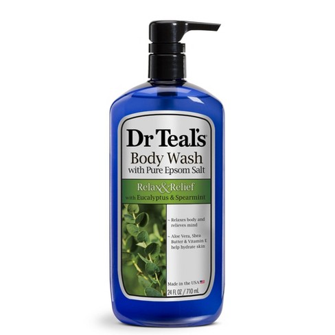 Dr Teal's Relax & Relief Eucalyptus & Spearmint Body Wash - 24 fl oz - image 1 of 4