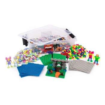PLUS PLUS plus plus - instructed play set - 170 piece safari - construction  building stem / steam toy, interlocking mini puzzle blocks