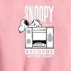 Boys' - Peanuts - Snoopy Records Graphic Long Sleeve Fleece Sweatshirt - 2 of 4