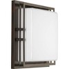 Progress Lighting Helm 1-Light LED Flush Mount, Brushed Nickel, Acrylic Shade - 3 of 4