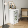 SKRAN Modular 32-Bottle Wine Bar Cabinet with Buffet, 17.80"W x 15.95"D x 35.43"H, MDF Material - 2 of 4