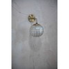 Storied Home Capiz and Metal Wall Sconce with Detail Brass - 4 of 4