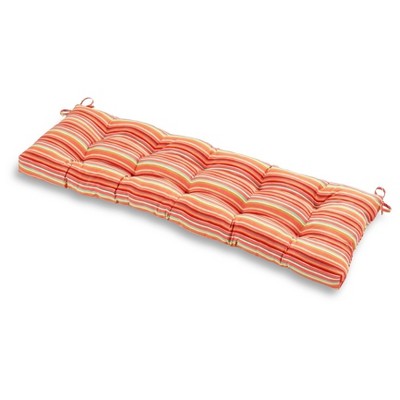 Watermelon Stripe Outdoor Bench Cushion - Kensington Garden