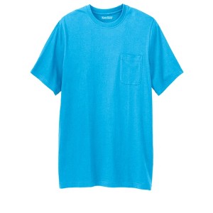 KingSize Shrink-Less Lightweight Longer-Length Crewneck Pocket T-Shirt - 1 of 4