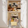 LOVMOR Pull Out Cabinet Organizer with Wooden Handle, 7?" W x 21?"Heavy Duty Cabinet Drawers Shelves Slide Out Organizer - 2 of 4