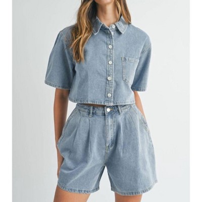 Women's Bermuda Denim Short - MABLE