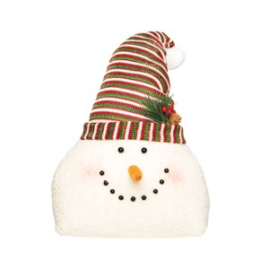 Gallerie II Snowman W/Stripe Hat Figurine - 1 of 4