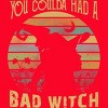 Women's Design By Humans Halloween Funny You Coulda Had Bad Witch By Ering Racerback Tank Top - 2 of 3