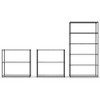 2 Pack 3 Tier Shelf Wire Shelving Unit, NSF Heavy Duty Wire Shelf Metal Large Storage Shelves Height Adjustable Utility - 4 of 4