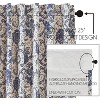 Dorset Navy Floral Prairie Short Panel Set of 2 63x36x18 - 3 of 4