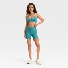 Women's 5" High-Rise Ruched Waist Bike Shorts - JoyLab™ - 3 of 3