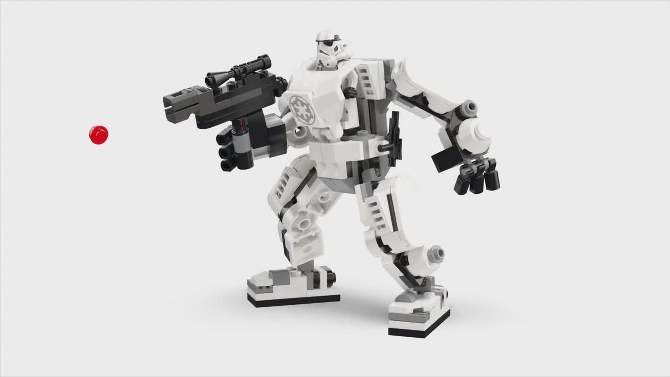 LEGO Star Wars Stormtrooper Mech Action Figure 75370, 2 of 8, play video