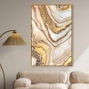 Art Remedy Golden Lines Agate and Geode Wall Art Framed - 2 of 4