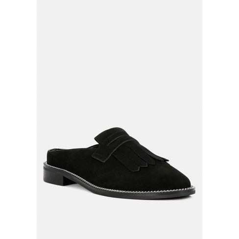 Rag Co Womens Lena Suede Walking Loafer Mules 7 Target