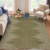 Indoor Modern Soft Washable Area Rugs with Stripped Lines Print for Bedroom Living Room - 2 of 4