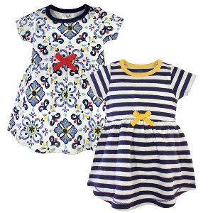 Luvable Friends Touched by Nature Short-Sleeve Dresses 2pk - 1 of 2