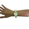 Olivia Pratt Every Day Textured and Rhinestone Metal Bangle Watch - 3 of 4