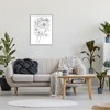 Stupell Industries Line Drawing Botanical Floral Bouquet Over Person Face, 30" x 24" - 2 of 4