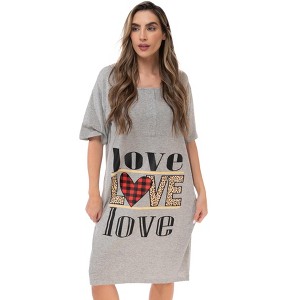 Just Love Short Sleeve Nightgown Sleep Dress for Women - 1 of 3