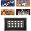 Evergreen Indoor Outdoor Doormat Bundle Set of 5 - Frame and 4 Welcome Seasonal Inserts Winter Cardinal Halloween Thanksgiving Christmas - 2 of 4