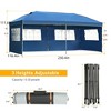Infurnic Canopies and Gazebos, Instant Setup Shade for Camping, Parties or Outdoor Events, Easy to Set Up and Take Down, Blue, 230.4"*116.4"*111.6" - 2 of 4
