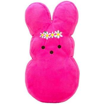 Peeps Plush Bunny Squeaky Toy (Pink)