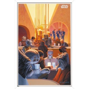 Trends International Star Wars: Tatooine - Cantina Framed Wall Poster Prints - 1 of 4