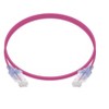Monoprice Cat6A Ethernet Patch Cable 5-Pack - 5 Feet - Pink | Snagless, RJ45, 550MHz, UTP, Pure Bare Copper Wire, 10G, 30AWG  - SlimRun - 4 of 4