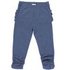 RuffleButts Toddler Girls Ruched Bow Leggings - 2 of 4