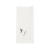 Saro Lifestyle Whimsical Christmas Tree Embroidered Napkin (Set of 6), White, 20"x20" - 2 of 3