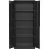 71" Metal Storage Cabinet with Doors, Lock and 4 Adjustable Shelves, Tall Pantry Cabinet for Garage, Office, Bedroom, Shop, Craft Room, Black - 4 of 4